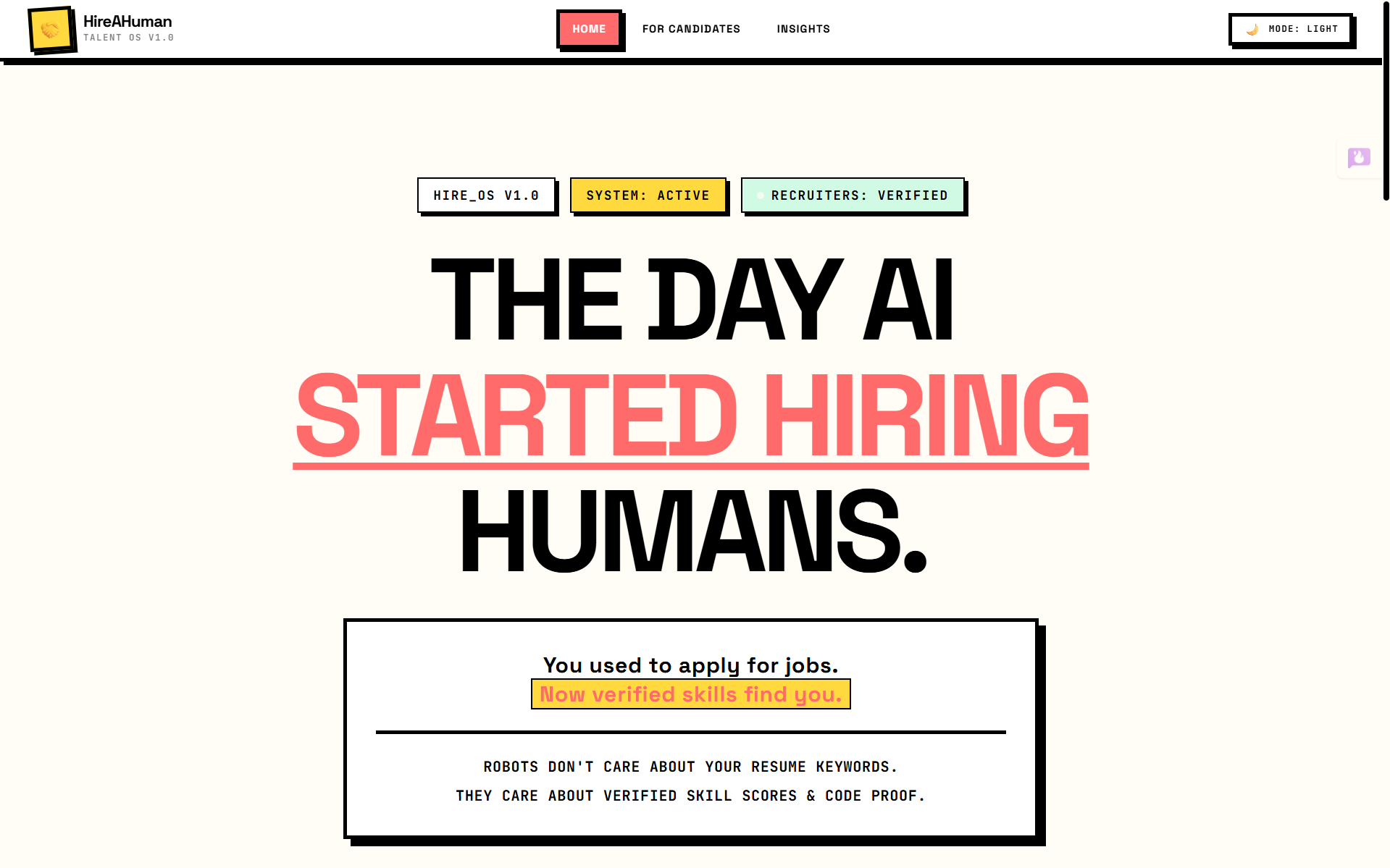 Hire a Human Live App