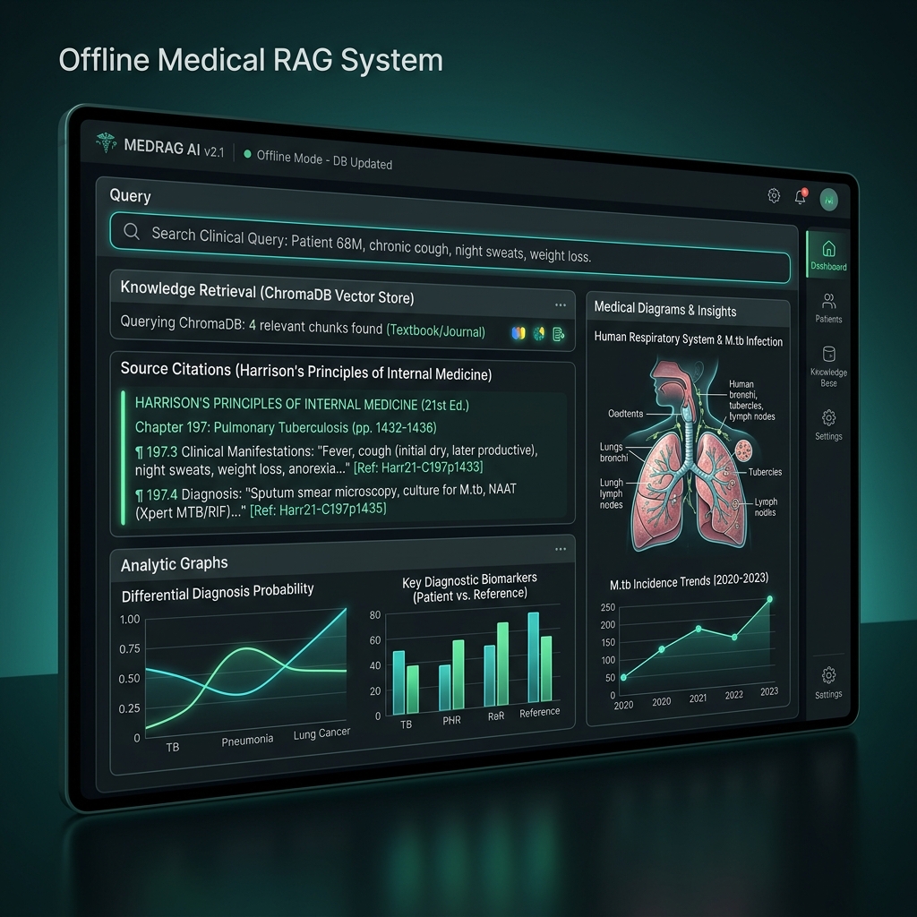 Offline Medical RAG Screenshot